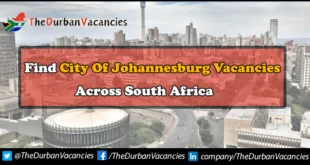 City of Johannesburg Vacancies
