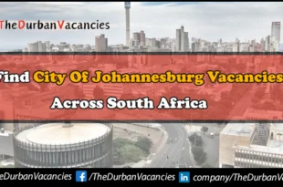 City of Johannesburg Vacancies