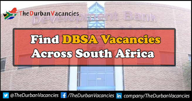DBSA Vacancies