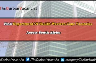 Department Of Health Western Cape Vacancies