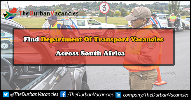 Department Of Transport Vacancies