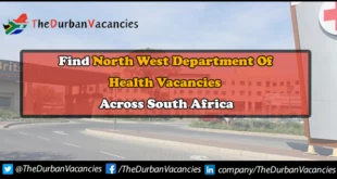 North West Department Of Health Vacancies