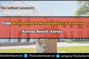 Stellenbosch Municipality Vacancies