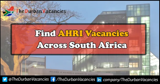 AHRI Vacancies