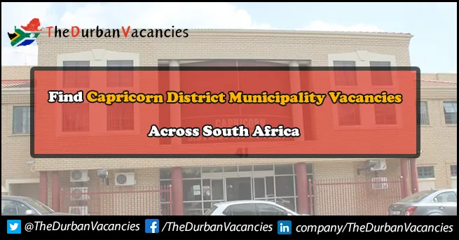 Capricorn District Municipality Vacancies