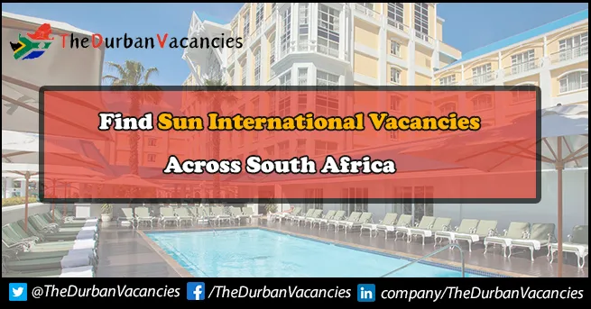 Sun International Vacancies