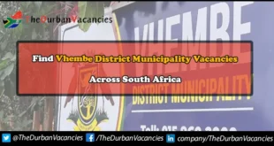 Vhembe District Municipality Vacancies